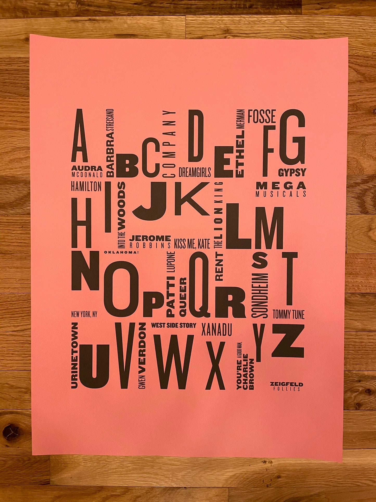 The Broadway Musical Theatre Lexicon Poster