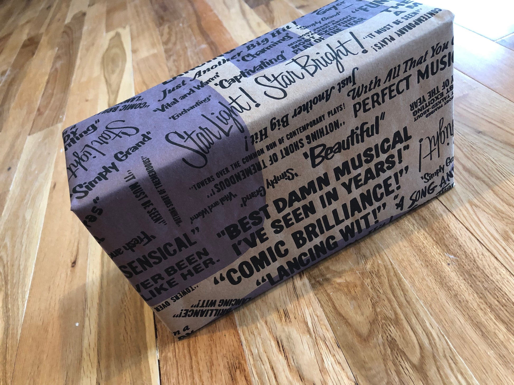 Vintage Broadway Ads Wrapping Paper