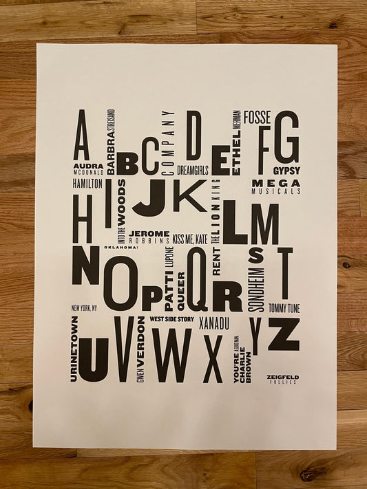 The Broadway Musical Theatre Lexicon Poster