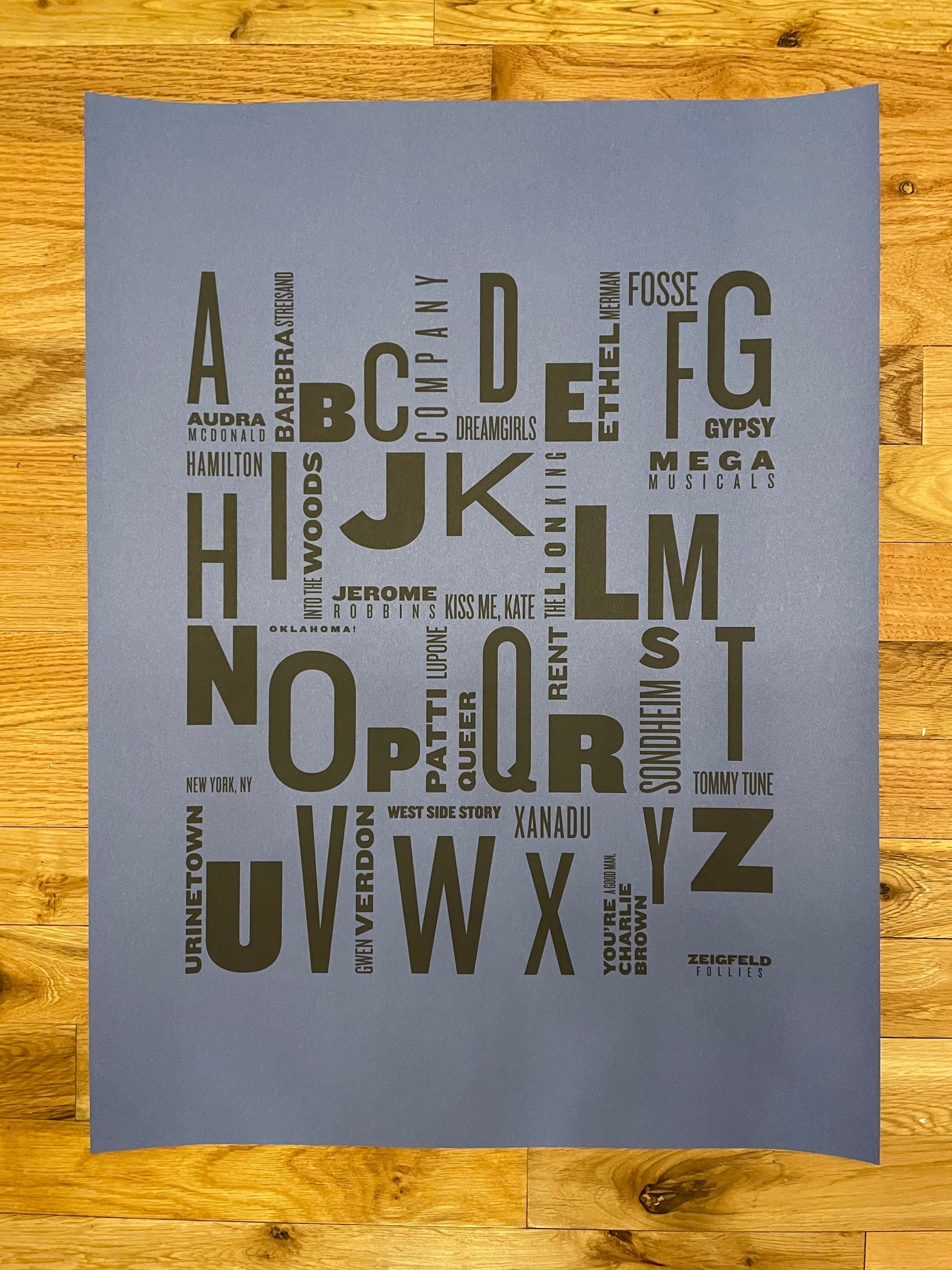 The Broadway Musical Theatre Lexicon Poster