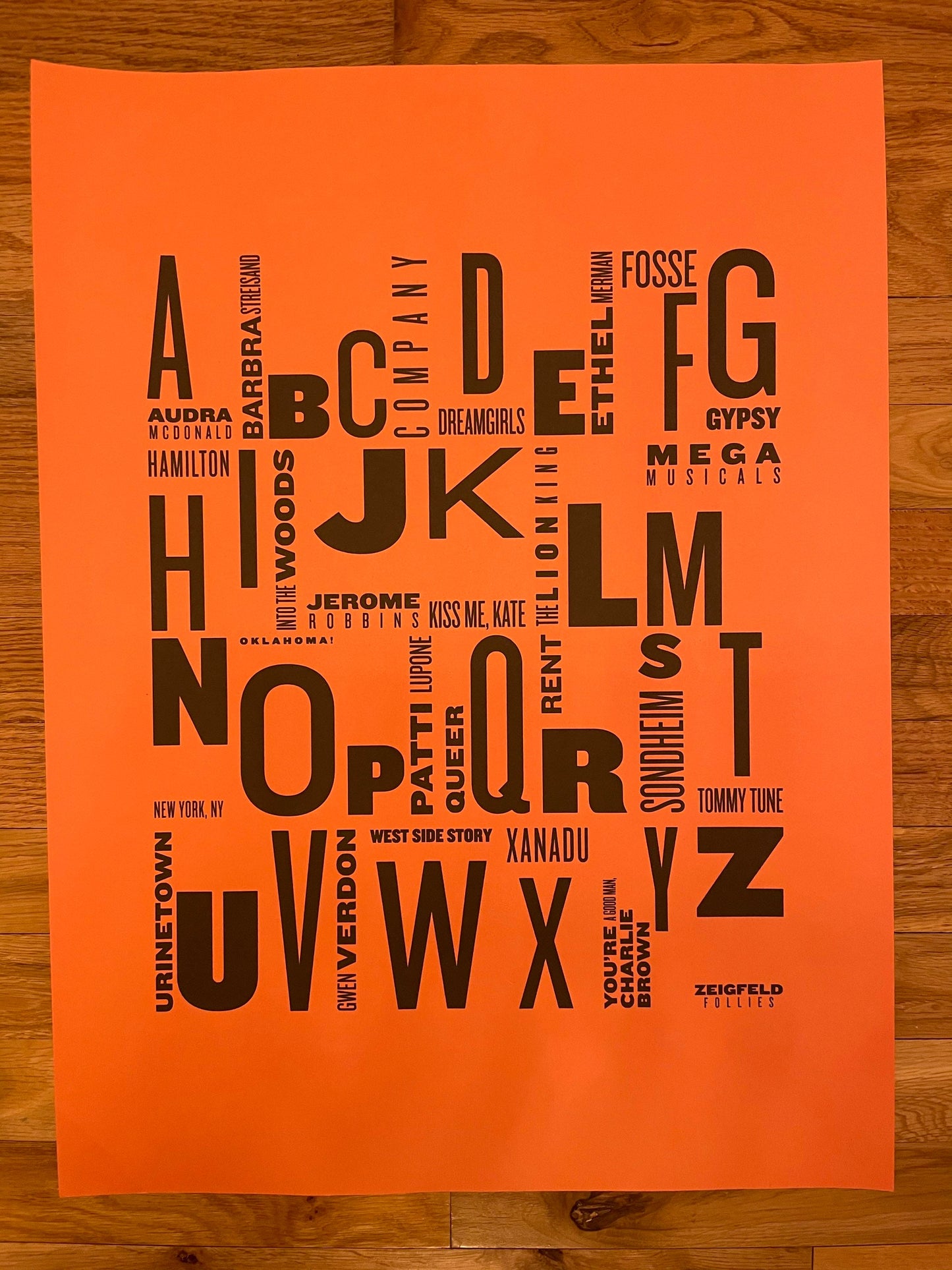 The Broadway Musical Theatre Lexicon Poster