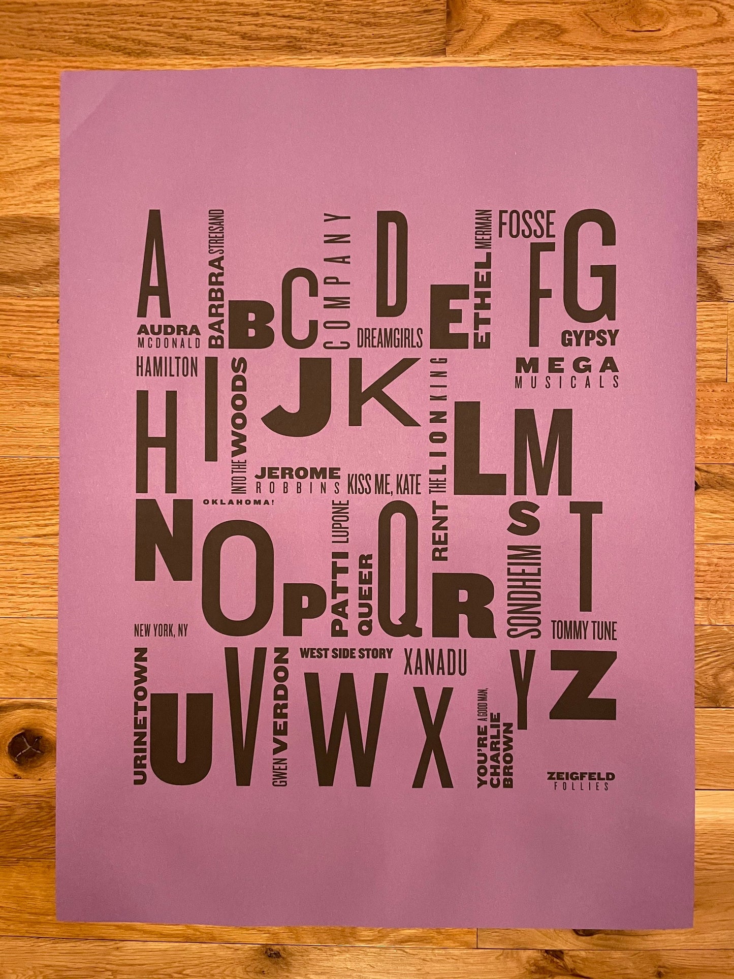 The Broadway Musical Theatre Lexicon Poster