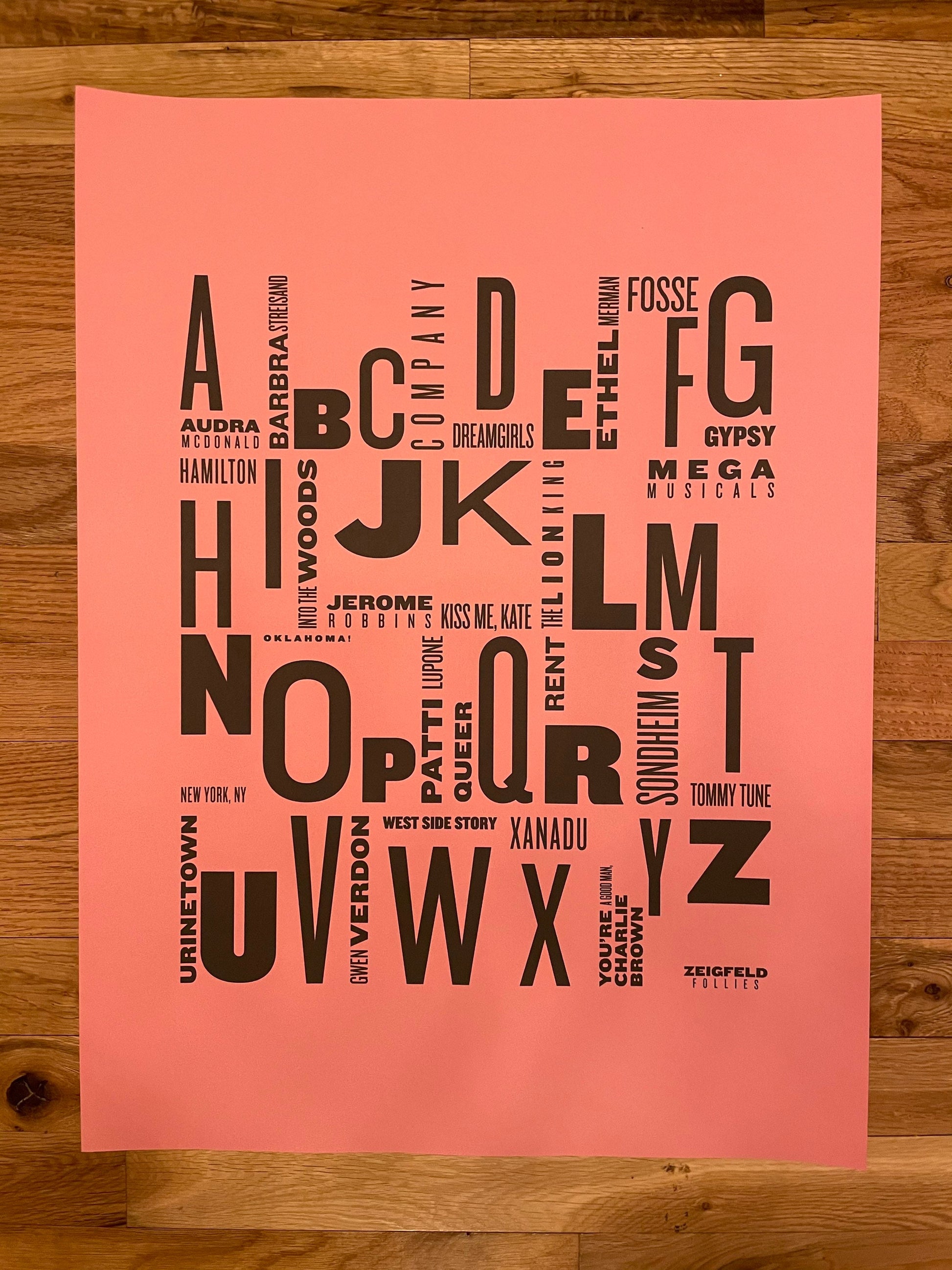 The Broadway Musical Theatre Lexicon Poster