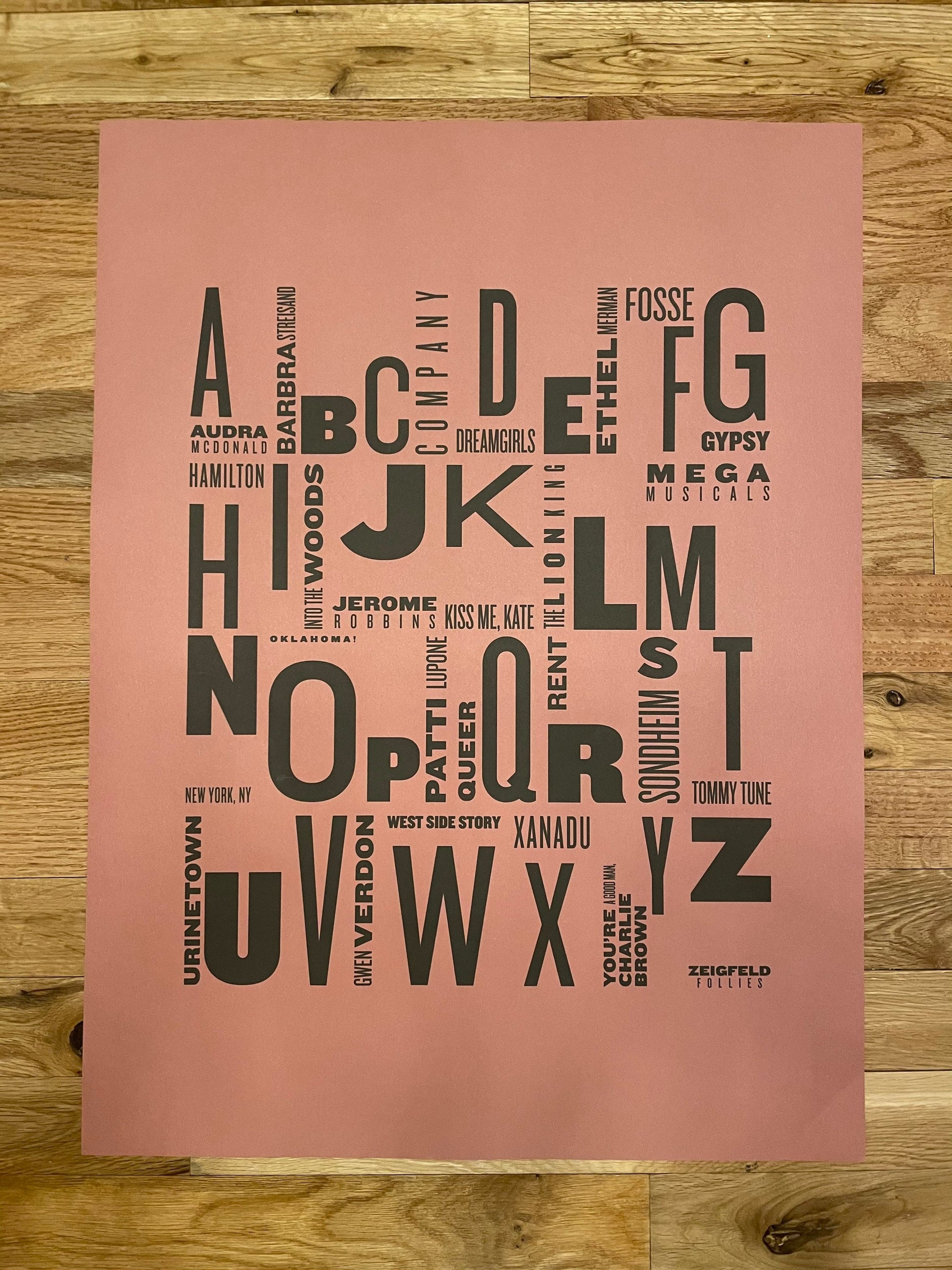 The Broadway Musical Theatre Lexicon Poster