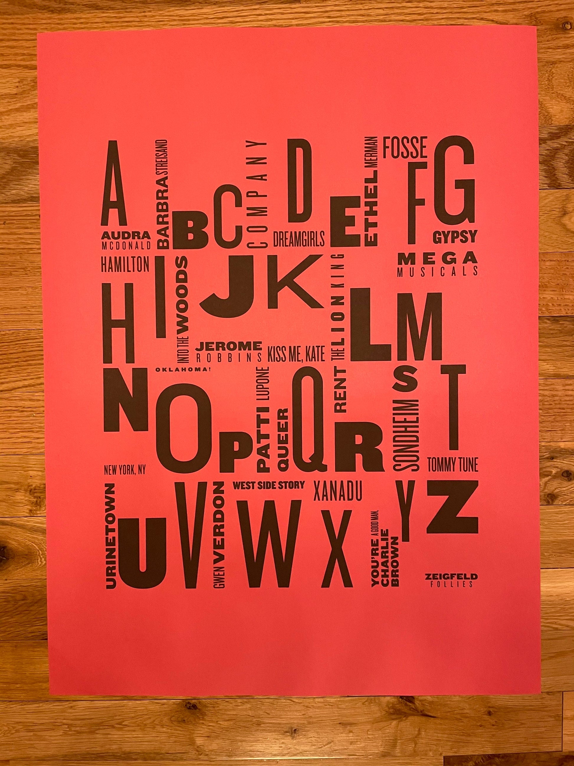 The Broadway Musical Theatre Lexicon Poster