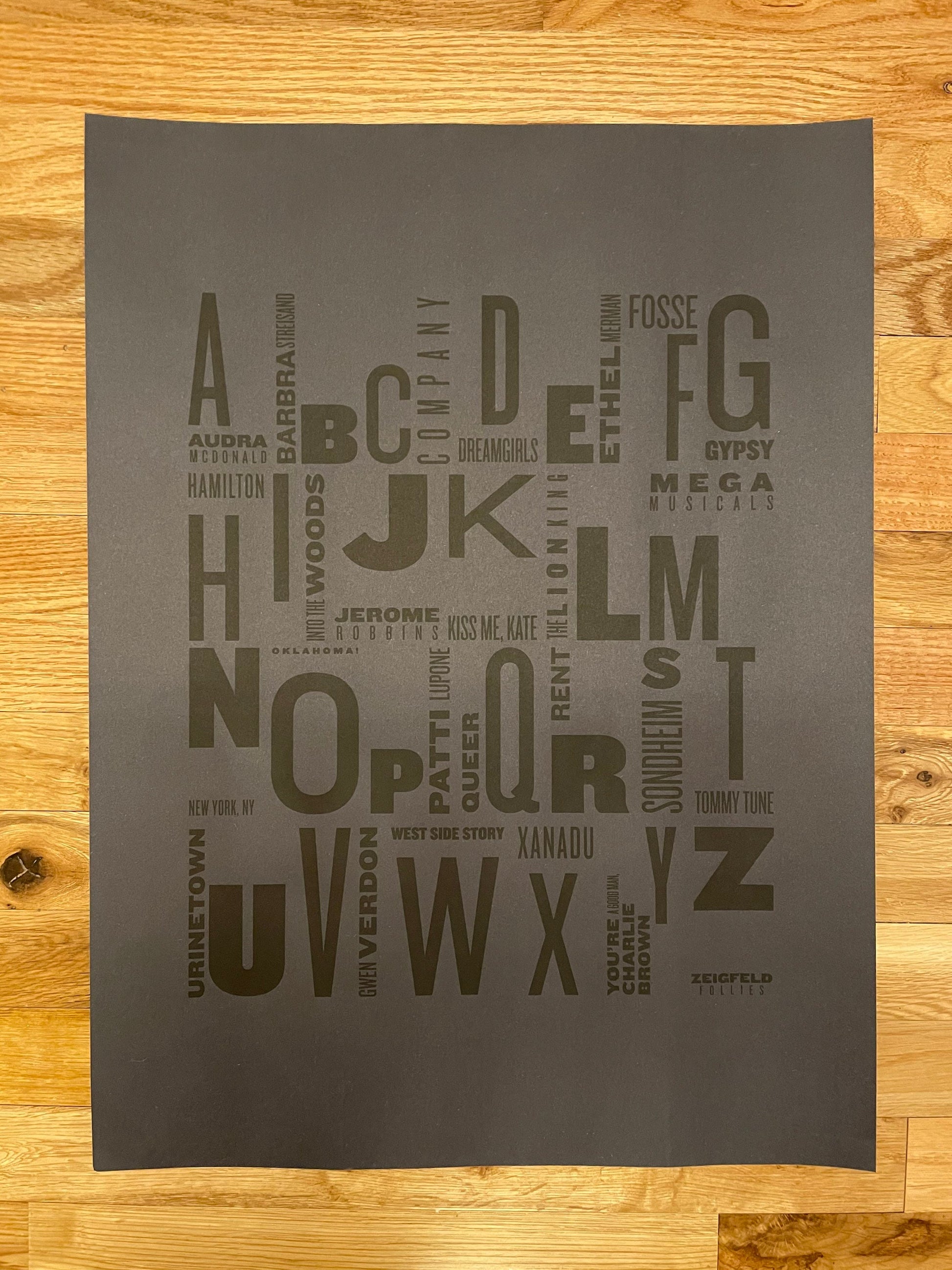 The Broadway Musical Theatre Lexicon Poster