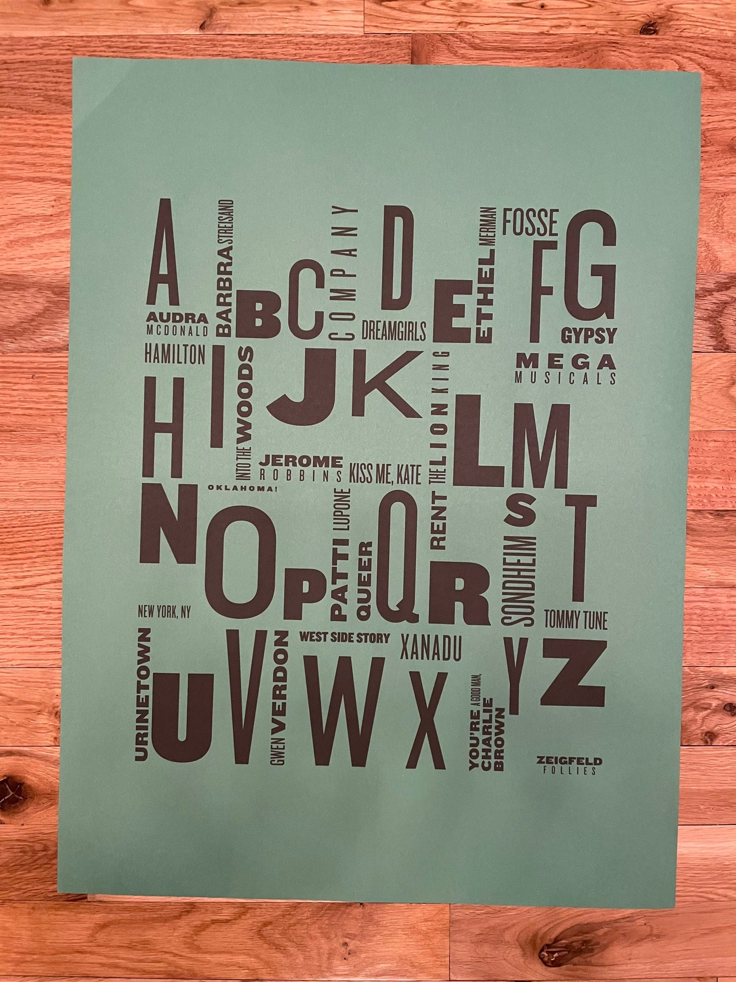 The Broadway Musical Theatre Lexicon Poster