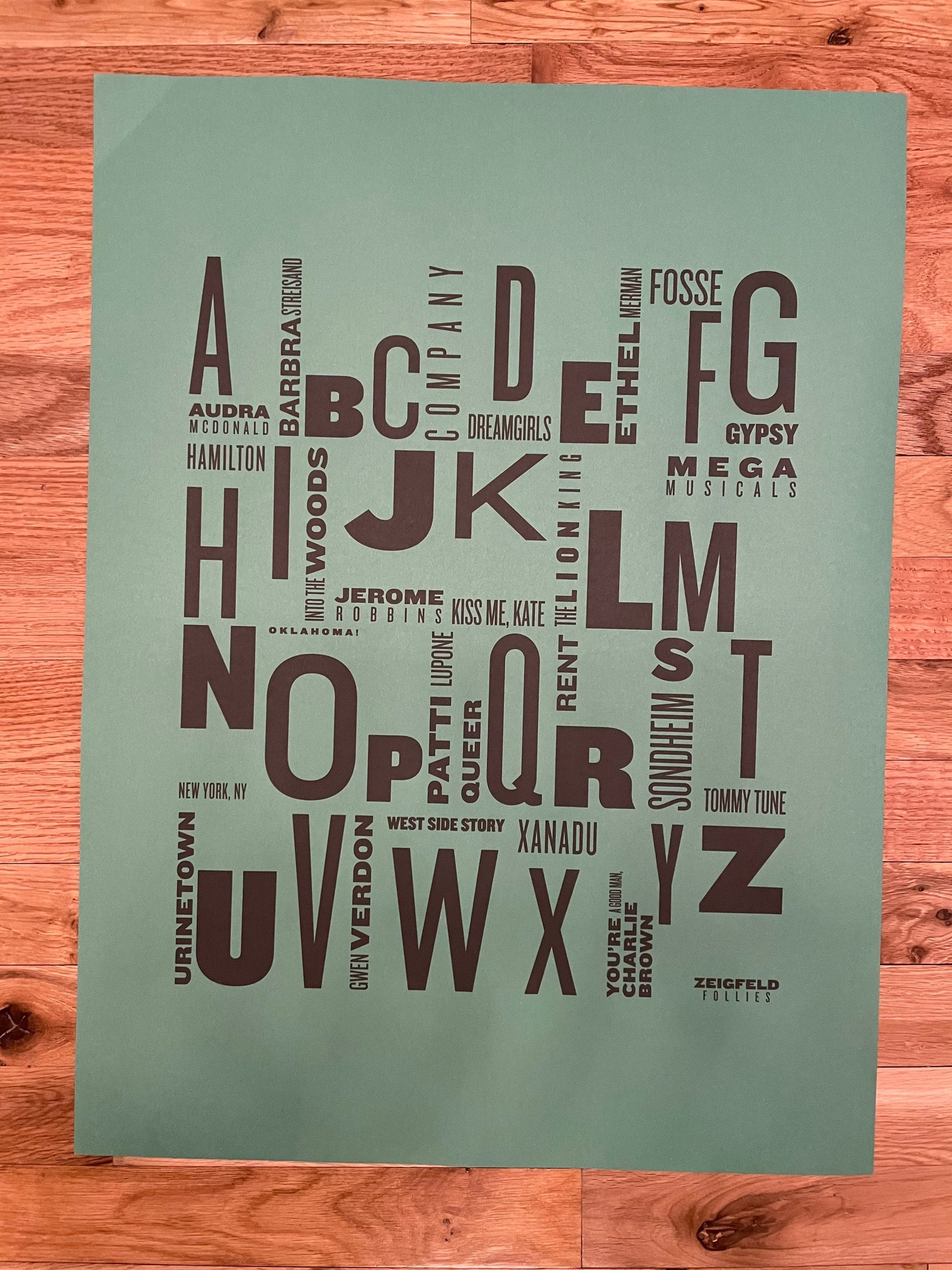 The Broadway Musical Theatre Lexicon Poster